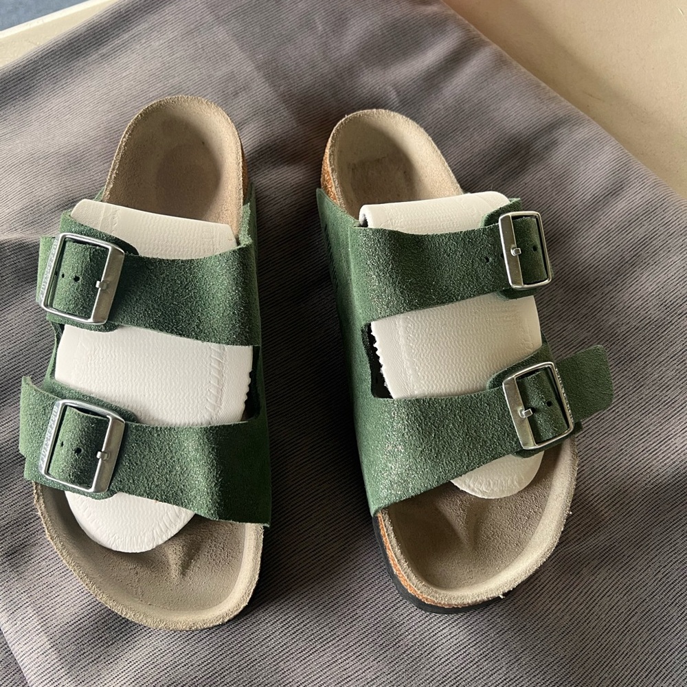 Birkenstock Arizona Green Shimmer